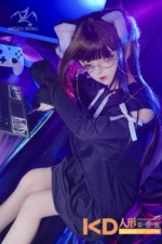 MOZUDoll 黑猫 145cm 可愛い TPE製 ラブドール貧乳 - 画像 (5)