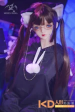 MOZUDoll 黑猫 145cm 可愛い TPE製 ラブドール貧乳 - 画像 (6)