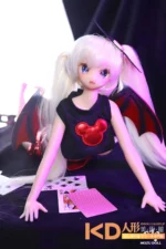 MOZUDoll 小恶魔 60cm 可愛い シリコンラブドール ラブドール貧乳 - 画像 (5)