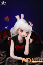 MOZUDoll 小恶魔 60cm 可愛い シリコンラブドール ラブドール貧乳 - 画像 (3)