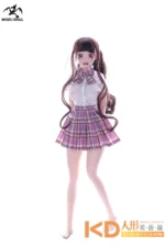 MOZUDoll 小铃奈 60cm 可愛い フルシリコン製 ラブドール貧乳 - 画像 (3)