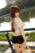 WMDOLL #12 智子158cm 可愛い シリコンヘッド＋TPEボディ ラブドール良乳
