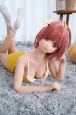 WMDOLL #28 美和 146cm 可愛い シリコンヘッド＋TPEボディ ラブドール良乳 - 画像 (6)
