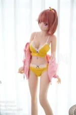WMDOLL #28 美和 146cm 可愛い シリコンヘッド＋TPEボディ ラブドール良乳 - 画像 (2)