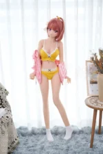 WMDOLL #28 美和 146cm 可愛い シリコンヘッド＋TPEボディ ラブドール良乳 - 画像 (5)