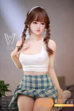 WMDOLL #391 真纪 153cm 可愛い TPE製 ラブドール貧乳 - 画像 (2)