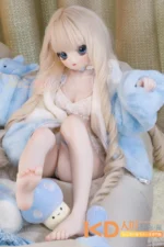 WMDOLL #S001 艾妮 85cm 可愛い ビニールヘッド＋TPEボディ ラブドール貧乳 - 画像 (7)