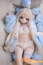 WMDOLL #S001 艾妮 85cm 可愛い ビニールヘッド＋TPEボディ ラブドール貧乳 - 画像 (6)