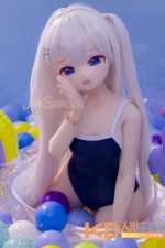 WMDOLL #S002 安奈 85cm 可愛い ビニールヘッド＋TPEボディ ラブドール貧乳：圖片 4