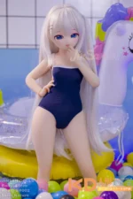 WMDOLL #S002 安奈 85cm 可愛い ビニールヘッド＋TPEボディ ラブドール貧乳：圖片 6