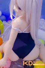 WMDOLL #S002 安奈 85cm 可愛い ビニールヘッド＋TPEボディ ラブドール貧乳