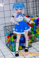 WMDOLL #S003 小斯 85cm 可愛い ビニールヘッド＋TPEボディ ラブドール貧乳 - 画像 (2)