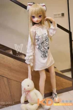 WMDOLL #Y001 はな 146cm 可愛い ビニール製ヘッド+TPE製ボディ ラブドール良乳 - 画像 (4)