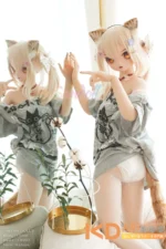 WMDOLL #Y007 柠檬 159cm アニメ ビニール製ヘッド+TPE製ボディ ラブドール貧乳 - 画像 (3)