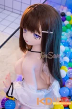 WMDOLL #Y011 里麻 140cm 可愛い ビニールヘッド＋TPEボディ ラブドール貧乳 - 画像 (5)