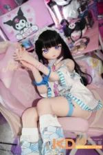 WMDOLL #Y011 黑宫 150cm ロリ ビニール製ヘッド+TPE製ボディ ラブドール貧乳 - 画像 (7)