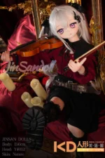 WMDOLL #Y012 霧生 150cm アニメ ビニール製ヘッド+TPE製ボディ ラブドール貧乳 - 画像 (4)