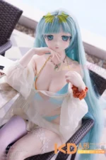 WMDOLL #Y015 可可 157cm 可愛い ビニールヘッド＋シリコンボディ ラブドール貧乳 - 画像 (3)
