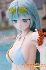 WMDOLL #Y015 可可 157cm 可愛い ビニールヘッド＋シリコンボディ ラブドール貧乳 - 画像 (7)