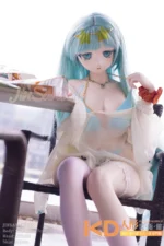 WMDOLL #Y015 可可 157cm 可愛い ビニールヘッド＋シリコンボディ ラブドール貧乳 - 画像 (6)