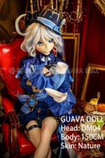 GUAVADOLL DM04芙卡洛斯ヘッド 150cm Dカップ ソフトビニール製ヘッド+TPE製ボディラブドール (part2) - 画像 (9)