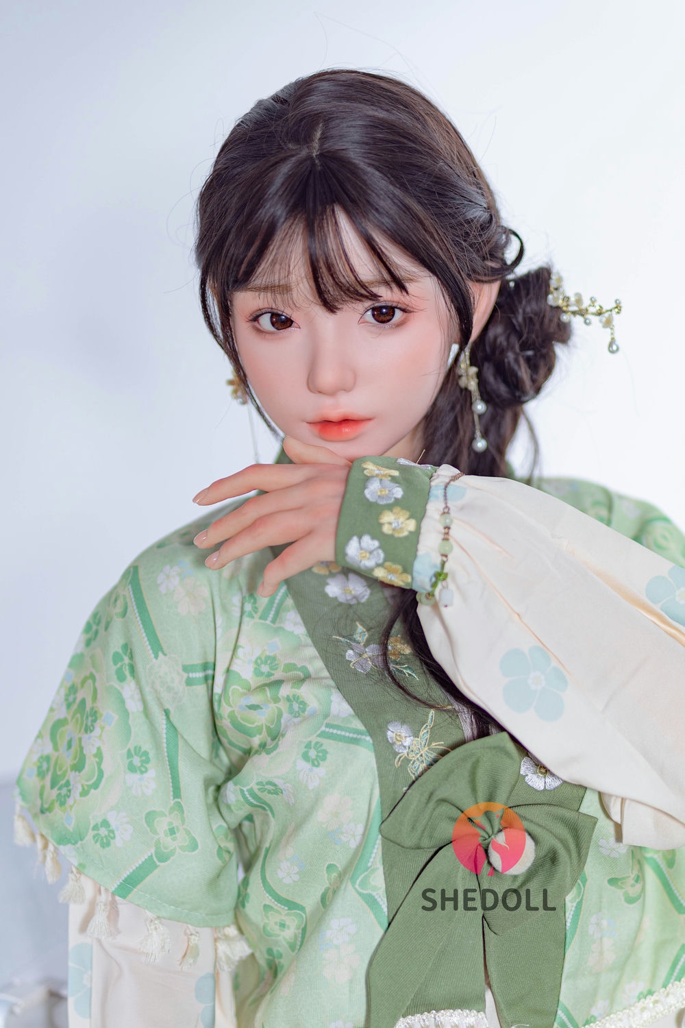 158E79FBDE886A0E88AB7E6B2852.050 Shedoll Zhiyuan(芷沅)158cm Cカップ フルシリコン 可愛い女の子 ボディ材質選択可 ラブドール - 画像 (1)