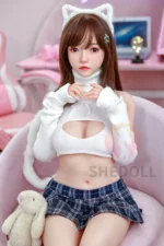 SHEDOLL 148cm普通乳 洛伊(Luoyi) ピュアな娘リアルドール カスタマイズ可能 掲載画像はシリコンヘッド+TPEボディ ボディー材質など選択可能 - 画像 (2)