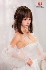 SHEDOLL 148cm普通乳 ピュアな娘リアルドール 洛伊(Luoyi) ボディー材質など選択可能 カスタマイズ可能 掲載画像はシリコンヘッド+TPEボディ - 画像 (12)