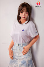 SHEDOLL 148cm普通乳 ピュアな娘リアルドール 洛伊(Luoyi) ボディー材質など選択可能 カスタマイズ可能 掲載画像はシリコンヘッド+TPEボディ - 画像 (31)
