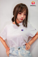 SHEDOLL 148cm普通乳 ピュアな娘リアルドール 洛伊(Luoyi) ボディー材質など選択可能 カスタマイズ可能 掲載画像はシリコンヘッド+TPEボディ - 画像 (35)