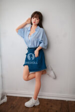 SHEDOLL 148cm普通乳 晴天 清楚で優しい雰囲気等身 大 ダッチワイフ ボディー材質など選択可能 カスタマイズ可能 掲載画像はシリコンヘッド+TPEボディ - 画像 (25)