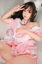 SHEDOLL 148cm普通乳 可可(Coco) 恥ずかしがり屋の彼女リアルドール ボディー材質など選択可能 カスタマイズ可能 掲載画像はシリコンヘッド+TPEボディ - 画像 (2)