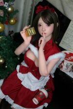 SHEDOLL 148cm Dカップ 洛伊(Luoyi) クリスマスの可愛い娘リアル ドール ボディー材質など選択可能 カスタマイズ可能 掲載画像はシリコンヘッド+TPEボディ - 画像 (2)