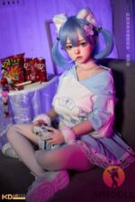 SHEDOLL 朵朵2.0（duoduo） 148cm Cカップ シリコンヘッド+tpeボディ 宣伝画像口開閉機能付き 等身大リアルラブドール
