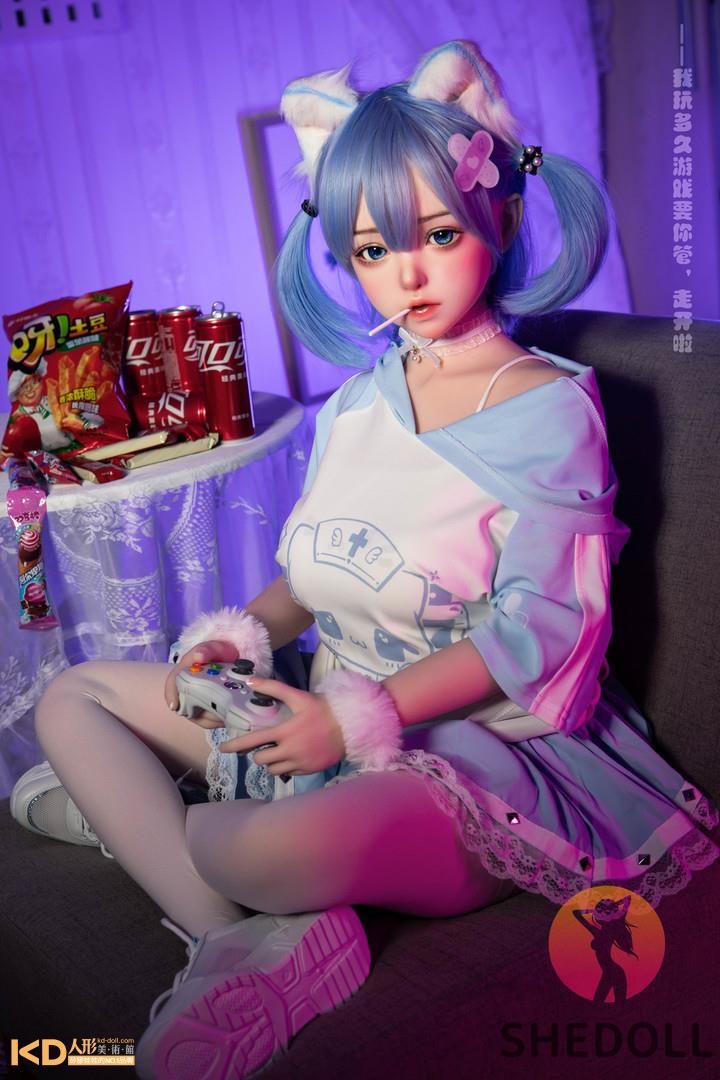 duoduo-27 SHEDOLL 朵朵2.0(duoduo) 148cm Cカップ シリコンヘッド+tpeボディ 宣伝画像口開閉機能付き 等身大リアルラブドール - 画像 (1)