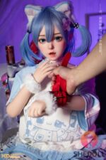 SHEDOLL 朵朵2.0（duoduo） 148cm Cカップ シリコンヘッド+tpeボディ 宣伝画像口開閉機能付き 等身大リアルラブドール - 画像 (3)