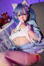 SHEDOLL 朵朵2.0（duoduo） 148cm Cカップ シリコンヘッド+tpeボディ 宣伝画像口開閉機能付き 等身大リアルラブドール - 画像 (5)