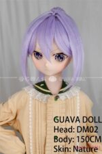 GUAVADOLL 150cm バスト小 DM02 Kikiヘッド アニメ ソフトビニール製ヘッド+TPE製ボディラブドール