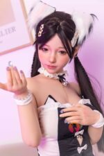 SHEDOLL 兮沅(Xiyuan) 148cm Dカップ ブルー瞳のショートヘア ラブドール ボディー材質など選択可能 カスタマイズ可能 掲載画像はフルシリコン製 口開閉＆口腔模擬付き - 画像 (4)