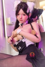SHEDOLL 兮沅(Xiyuan) 148cm Dカップ ブルー瞳のショートヘア ラブドール ボディー材質など選択可能 カスタマイズ可能 掲載画像はフルシリコン製 口開閉＆口腔模擬付き