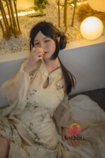 SHEDOLL 夢（Meng）165cm Eカップ 竹林での居眠り美人 ラブドール ボディー材質など選択可能 カスタマイズ可能 掲載画像はフルシリコン製 - 画像 (2)