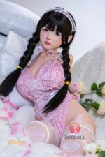 SHEDOLL 70cm Eカップ  リアル皮膚メイク付き セクシーダッチワイフ 高級シリコントルソードール - 画像 (5)