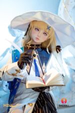 Shedoll 152cm Aカップ Xixi シリコンヘッド+TPEボディ コスプレ系 スリム ラブドール