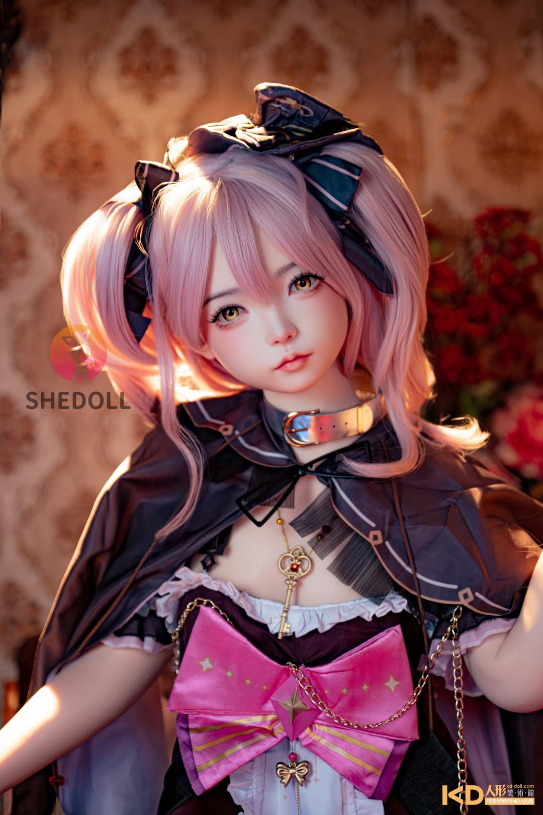 shedoll-siliconedoll-152cm-ruoxiaoxi-tafi-6 SHEDOLL 洛小夕ヘッド 152cm(足が長いタイプ) AAカップ 可愛いピンク髪 コスプレゲームキャラ ラブドール ボディ材質選択可 掲載写真はフルシリコン製 - 画像 (1)