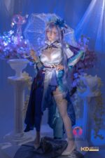 SHEDOLL 163cm Hカップ 楚琳2.0ヘッド 口開閉＆口腔模擬付き カンタレラコスプレ だっちわいふ フルシリコン製 等身大 人形 ボディー材質など選択可能 - 画像 (3)