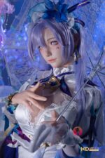 SHEDOLL 163cm Hカップ 楚琳2.0ヘッド 口開閉＆口腔模擬付き カンタレラコスプレ だっちわいふ フルシリコン製 等身大 人形 ボディー材質など選択可能 - 画像 (4)