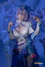 SHEDOLL 163cm Hカップ 楚琳2.0ヘッド 口開閉＆口腔模擬付き カンタレラコスプレ だっちわいふ フルシリコン製 等身大 人形 ボディー材質など選択可能 - 画像 (5)