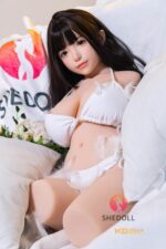 SHEDOLL Eカップ 兮沅（Xiyuan）2.0ヘッド 口開閉＆口腔模擬付き 可愛い 三つ編み美少女 70cmトルソー ダッチワイフ 掲載画像シリコン頭部＋TPEボディ