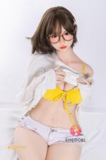SHEDOLL 新作 167cm 短めの茶髪ボブ 等身大 ダッチワイフ Cカップ 楚玥2.0ヘッド 口開閉＆口腔模擬付き ラブドール ボディー材質など選択可能 掲載画像はシリコンヘッド+TPEボディ - 画像 (3)