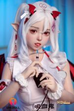 SHEDOLL 148cm Dカップ Duoduo(朵朵)フルシリコン 顎機能追加可 コスプレ系 小悪魔彼女 つけ耳 ラブドール - 画像 (2)